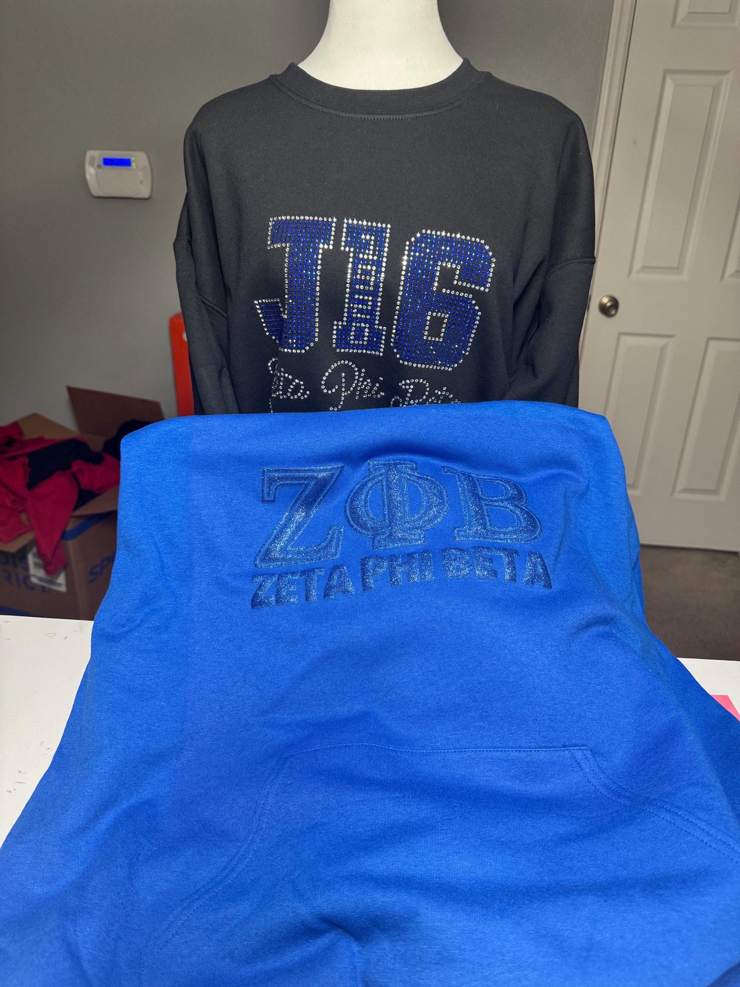 Color Block Sorority Hoodie/Sweatshirt/Tee