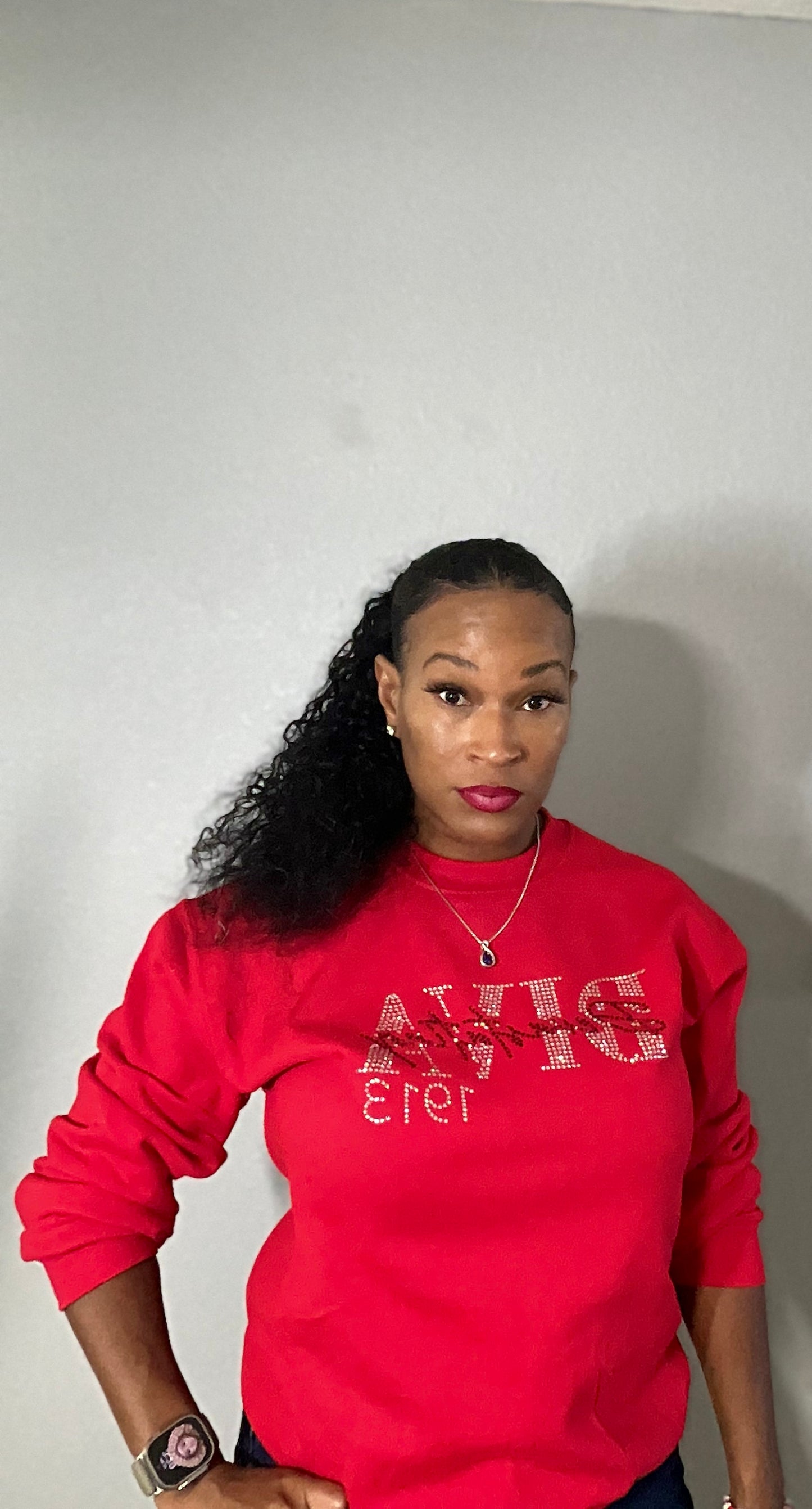 Devastating Diva-Rhinestone Sweatshirt