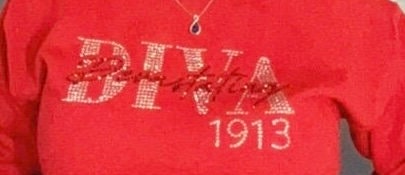 Devastating Diva-Rhinestone T-shirt  Check Size Chart Please