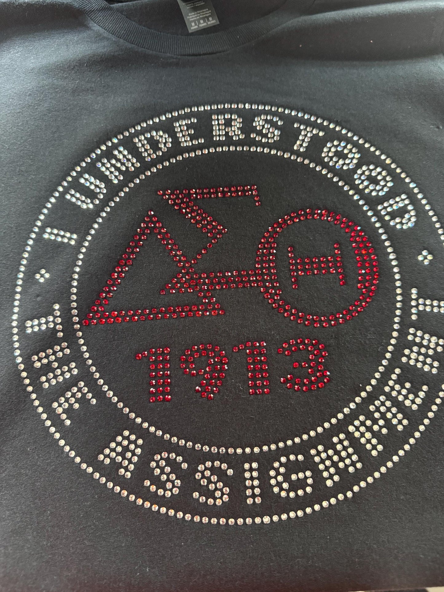 I Understood The Assignment- 2 color Rhinestone Sweatshirt