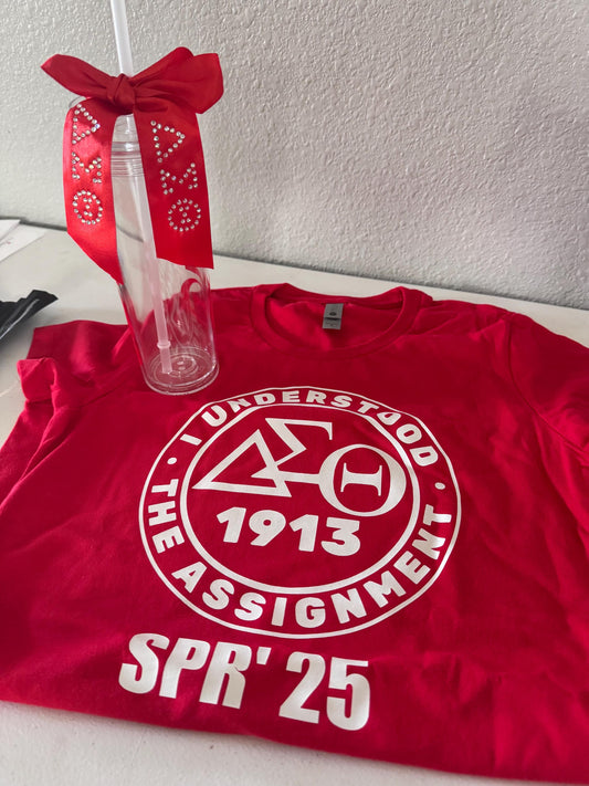 SPR 25 shirt and Tumbler Set (FASHION Fit) Please Check Size Chart below