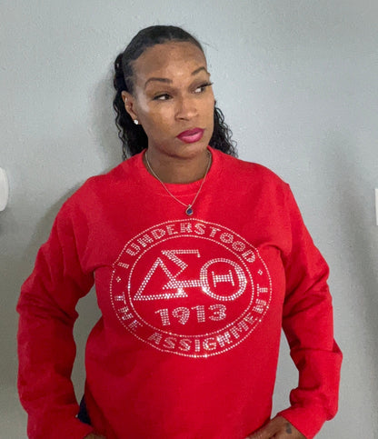 I Understood the Assignment -Rhinestone Sweatshirt (unisex)