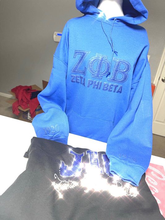 Color Block Sorority Hoodie/Sweatshirt/Tee