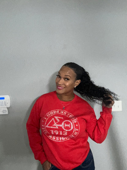 I Understood the Assignment -Rhinestone Sweatshirt (unisex)